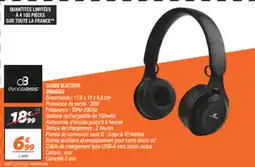 Netto Casque bluetooth dynabass offre