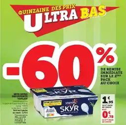 Hyper U Skyr offre decouverte yoplait offre