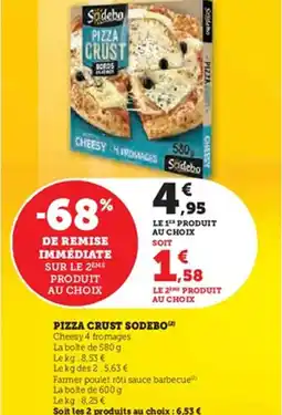 Hyper U Pizza crust sodebo offre