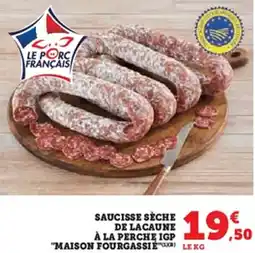 Hyper U Saucisse sèche de lacaune la perche igpmaison fourgassie offre