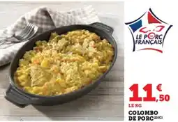 Hyper U Colombo de porc offre