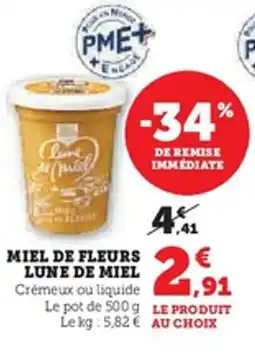 Hyper U Miel de fleurs lune de miel offre