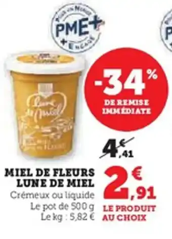Hyper U Miel de fleurs lune de miel offre