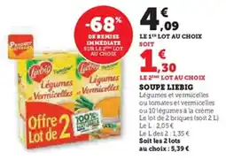 Hyper U Soupe liebig offre