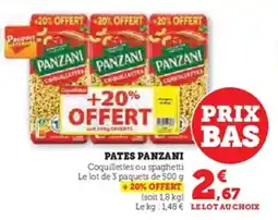 Hyper U Pates panzani offre