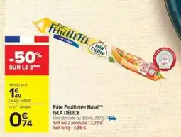 Carrefour Pâte Feuilletée Halal offre