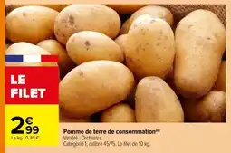 Carrefour POMME DE TERRE DE CONSOMMATION offre