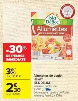 Carrefour Allumettes de poulet Halal offre