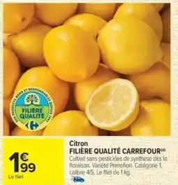 Carrefour CITRON offre