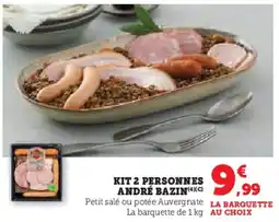 Super U Kit 2 personnes andré bazin offre