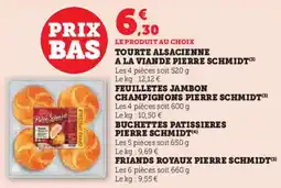 Super U Tourte alsacienne a la viande pierre schmidt offre