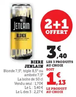 Super U Blonde jenlain offre