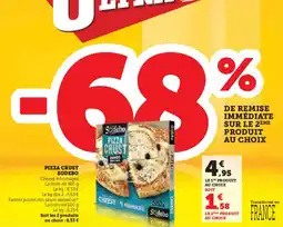 U Express Pizza crust sodebo offre