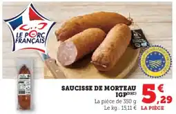 U Express Saucisse de morteau igp offre