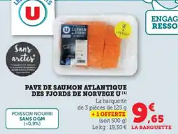 U Express Pave de saumon atlantique des fjords de norvege u offre