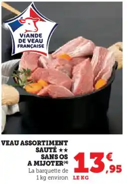 U Express Veau assortiment sauté sans os a mijoter offre