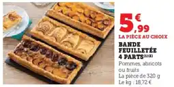 U Express Bande feuilletée 4 parts offre