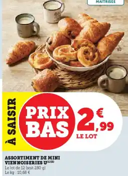 U Express Assortiment de mini viennoiseries u offre