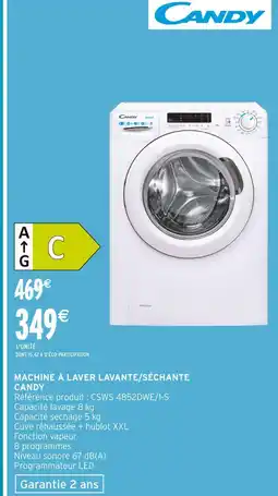 Intermarché Hyper Candy machine à laver lavante/séchante offre
