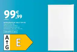 Intermarché Hyper Réfrigérateur table top 93l offre