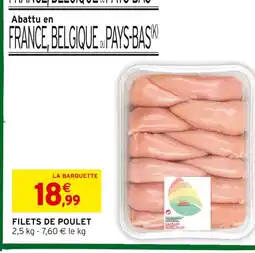 Intermarché Hyper Filets de poulet offre