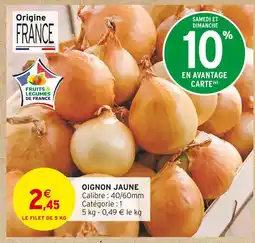 Intermarché Hyper Oignon jaune offre