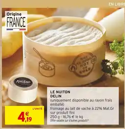 Intermarché Hyper Delin le nuiton offre