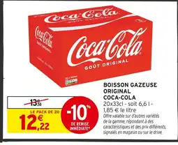 Intermarché Hyper Coca-cola boisson gazeuse original offre