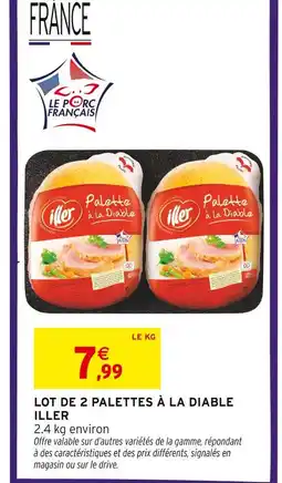 Intermarché Hyper Iller lot de 2 palettes à la diable offre