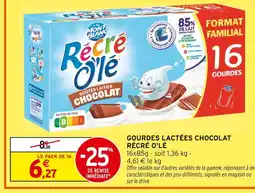 Intermarché Hyper Récré o'lé goûter laitier chocolat offre
