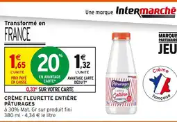 Intermarché Hyper Pâturages crème fleurette entière offre