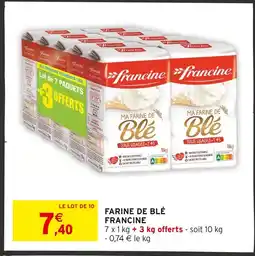 Intermarché Hyper Francine farine de blé offre