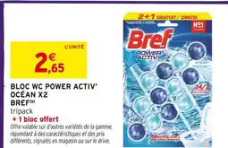 Intermarché Hyper Bref bloc wc power activ' océan x2 offre