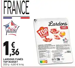 Intermarché Hyper Top budget lardons fumés offre