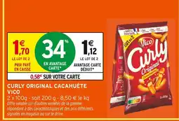 Intermarché Hyper Vico curly original cacahuète offre