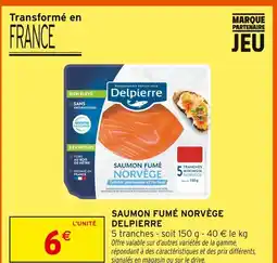 Intermarché Hyper Delpierre saumon fumé norvège offre