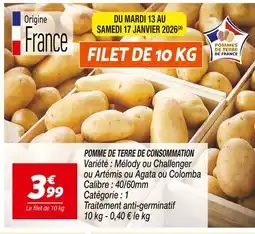 Netto Filet de pommes de terre de consommation offre