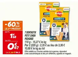 Netto Pedigree dentastix petit chien offre