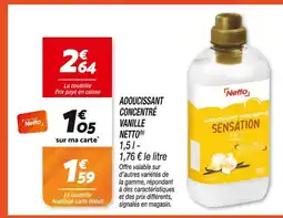 Netto Netto adoucissant concentré vanille (b) offre