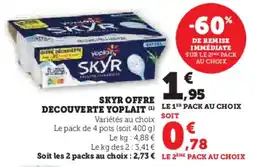U Express Skyr offre decouverte yoplait offre