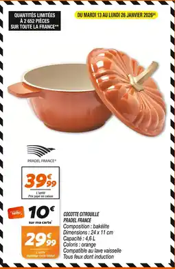 Netto Pradel france cocotte citrouille offre