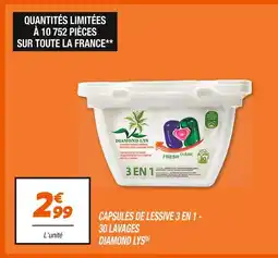Netto Diamond lys capsules de lessive 3 en 1 - 30 lavages(b) offre