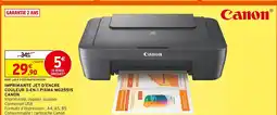 Intermarché Canon imprimante jet d'encre couleur 3-en-1 pixma mg2551s offre