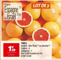 Netto Pomelo star ruby offre