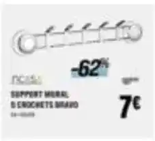 Narbonne accessoires Incasa - support mural 5 crochets bravo offre