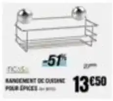 Narbonne accessoires Incasa - rangement de cuisine pour épices offre