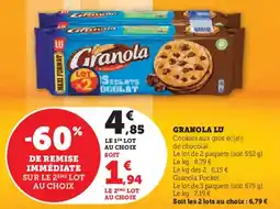 U Express Granola lu offre