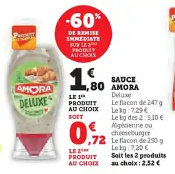 U Express Sauce amora offre