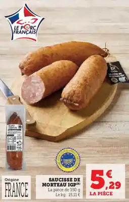 U Express Saucisse de morteau igp offre