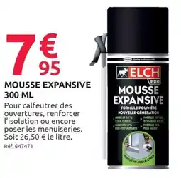 Mr Bricolage Mousse expansive offre